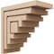 Ekena Millwork 7"W x 14"D x 14"H Classic Landon Rough Cedar Woodgrain TimberThane Corbel, Primed Tan CORUR07X14X14LANRCPR - alternate 1